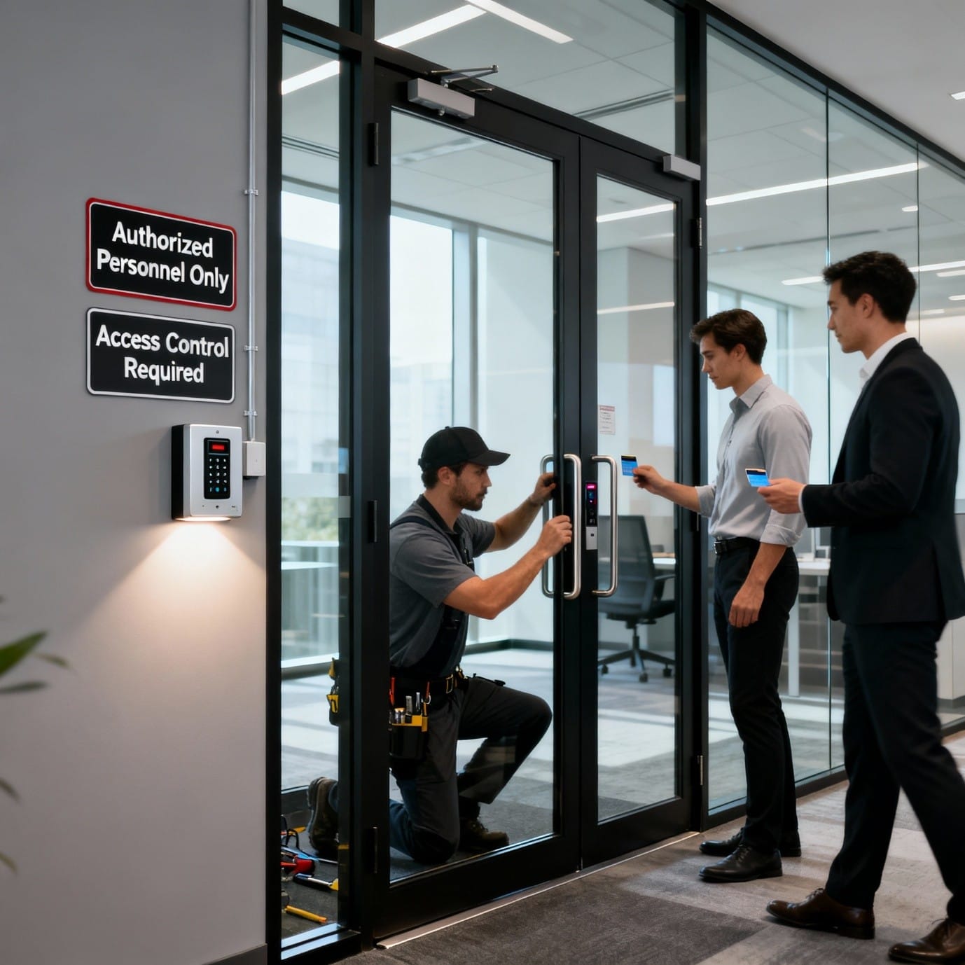 Door Access Control System Installation Door Access Control System Installation